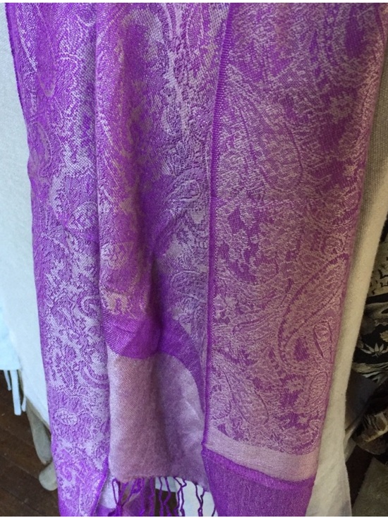 Accessories - Soft Bohemian Purple Scarf